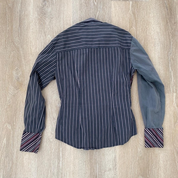 Miss Sixty Multicolor Striped Button Down Shirt - Picture 8 of 8